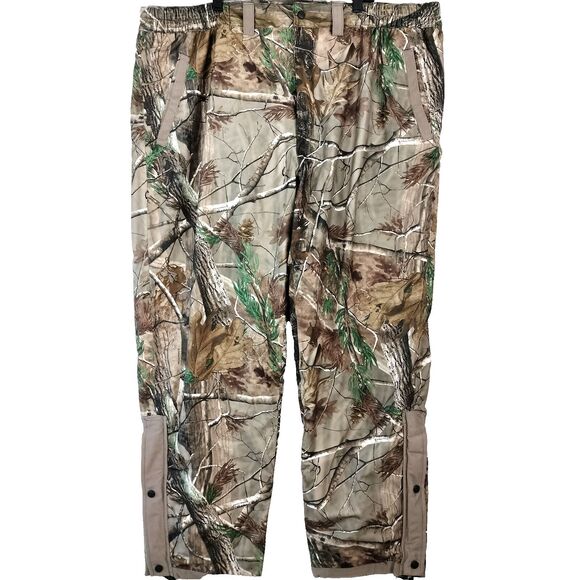 XPS Camouflage Pants Men 2XL Realtree AP Lined Insulated Elastic Waist Snap Cuff - Picture 1 of 15